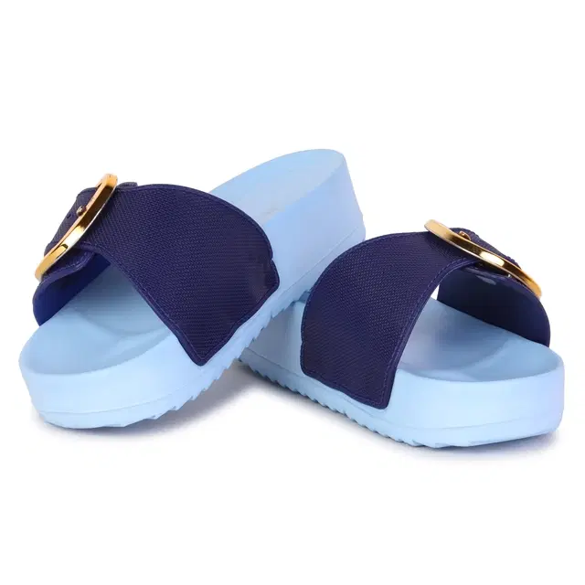 Sliders for Women (Blue, 5)
