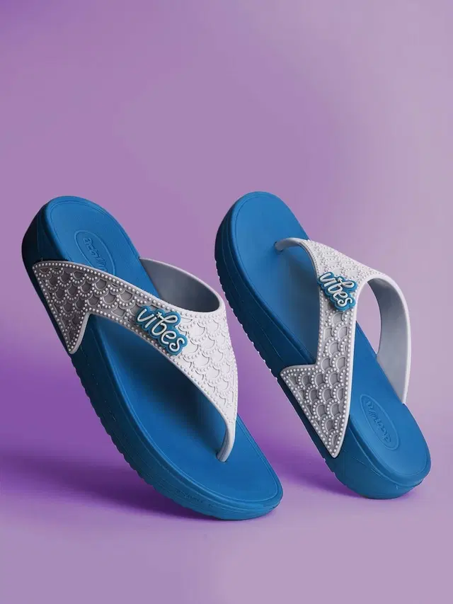 action Slippers (Blue, 8)