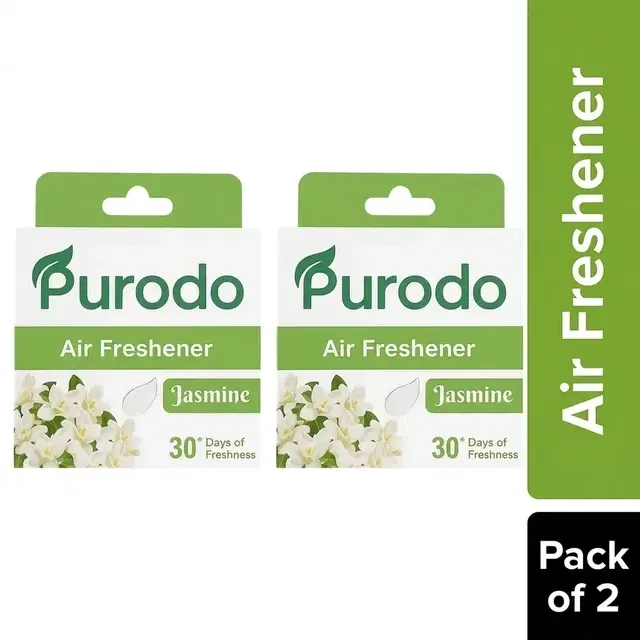 Purodo Air Freshner Block  Jasmine 2X50 g (Pack of 2)