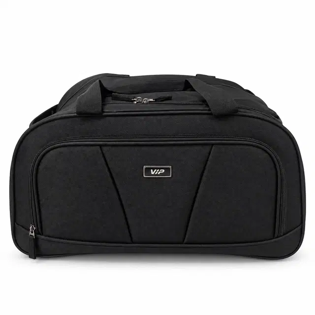 VIP Exceed DF 52 CM Polyester Softsided Cabin Size Duffle Bag - Black