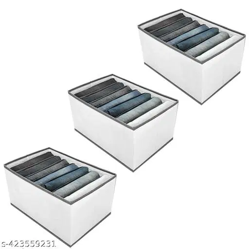 Polyester Clothes Cover,  (Beige),  (Pack Of 3)