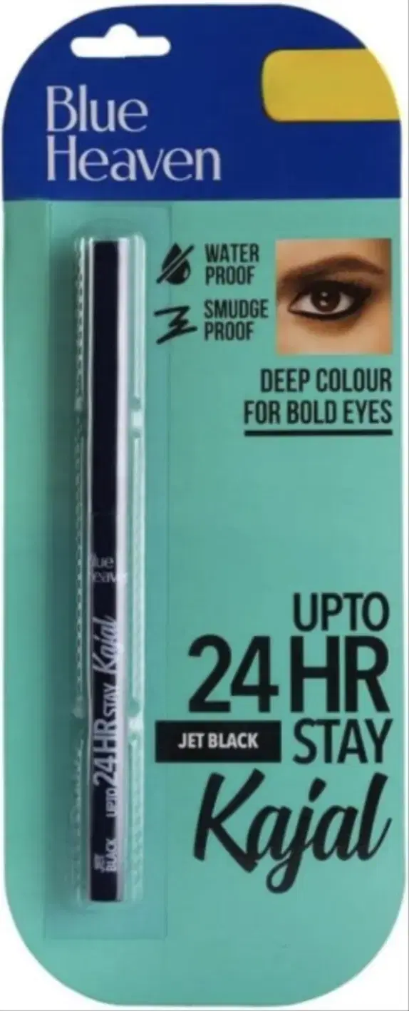 Blue Heaven 24hr Stay Get Black Kajal, 0.35 g, Pack Of 1