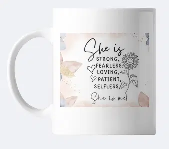 Ceramic Gifting Mug, White, 330 ml