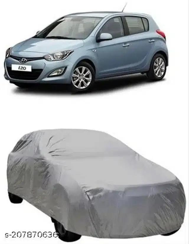 Taffeta Waterproof Car Cover for Hyundai i20, Multicolor