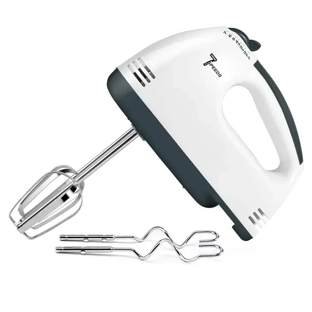 7 Speed 260 W Electric Whisk, Hand Blender, White