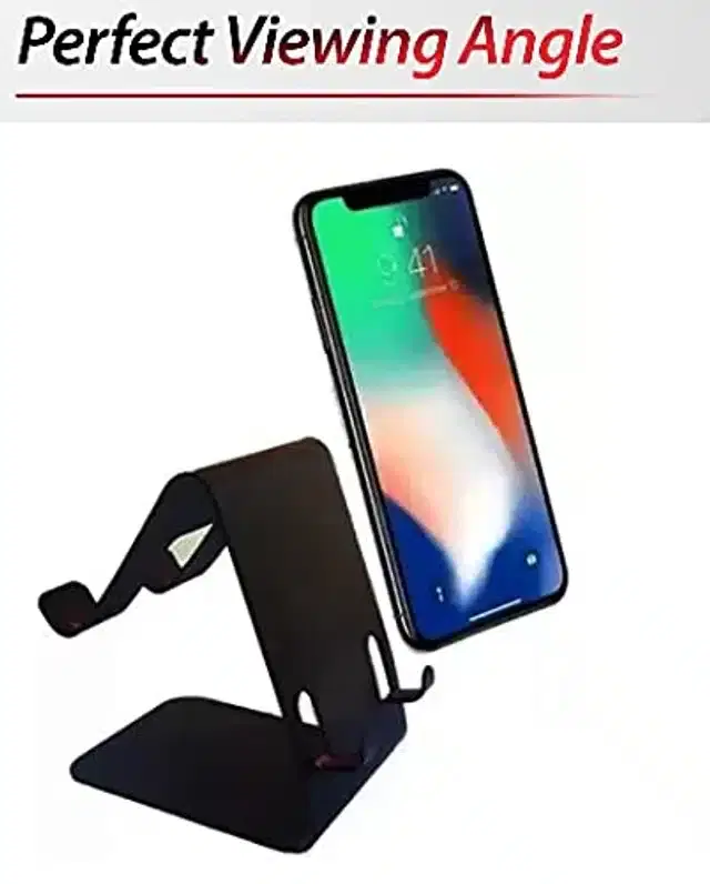 Double Sided Tabletop Mobile Holder, Black