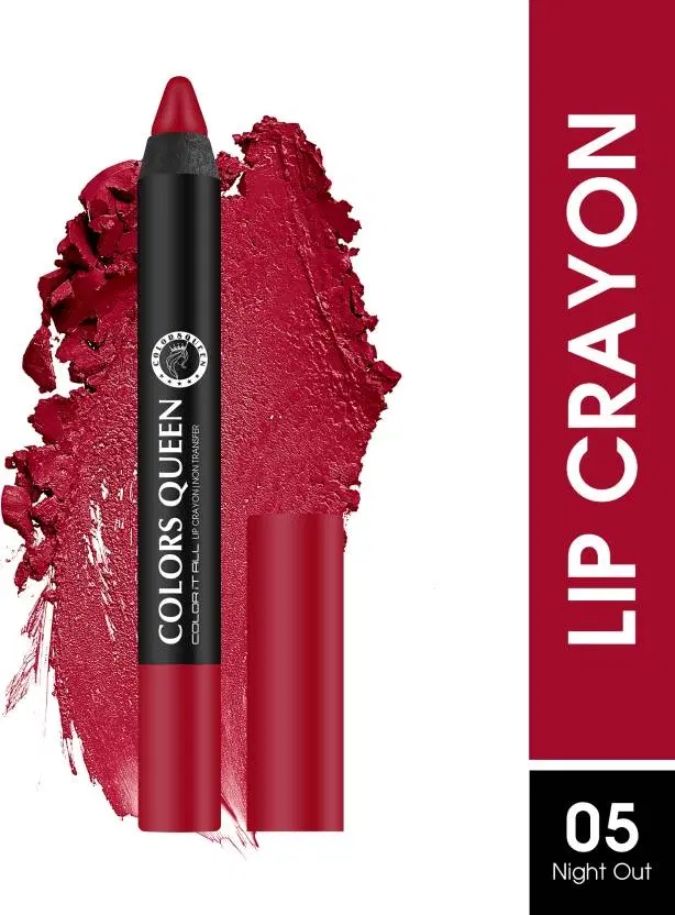Colors Queen Color It All Lip Crayon with Sharpener, Night Out, 3.5 g