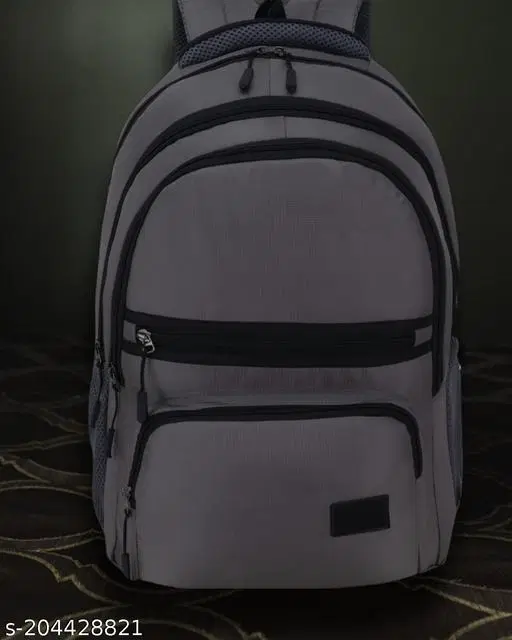 Nylon Backpack for Men & Women, Grey
