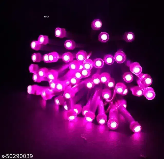 Indoor String Lights, Pink, 15 m