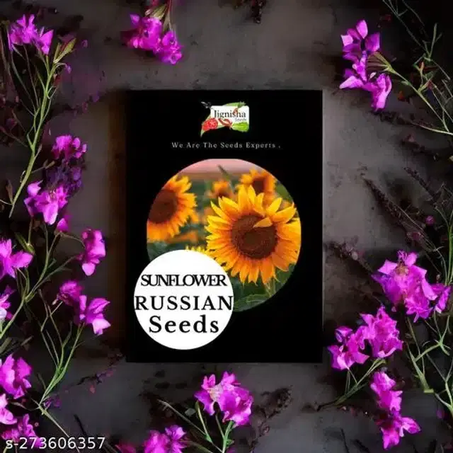 Sunflower Russian Hybrid Flower Seeds, Pack of 30