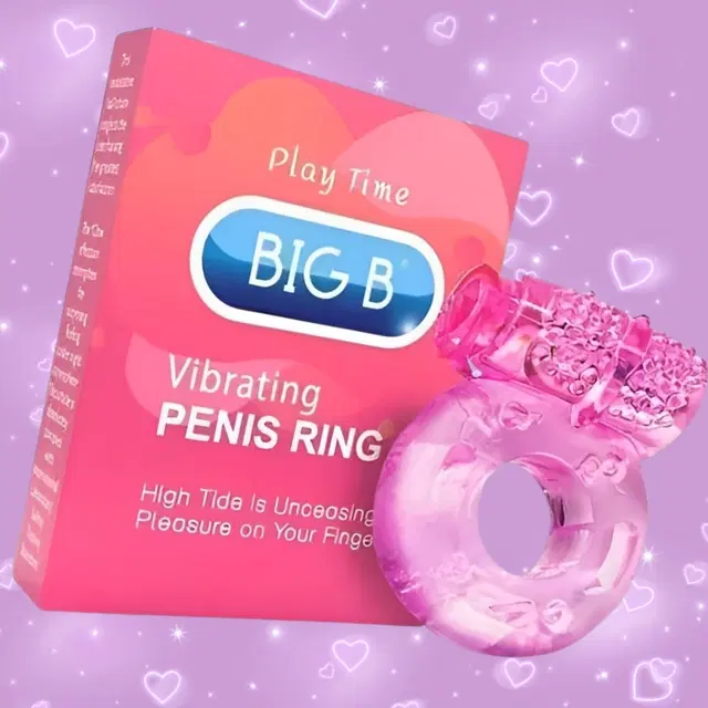 Penis Vibrator Ring for Men, Pink