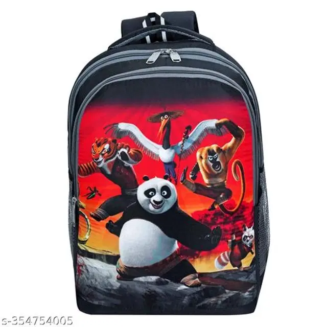 Polyester Backpacks for Kids, Black, 30 L