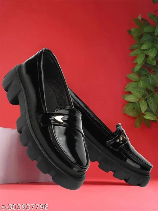 Loafers for Women (Black, 3)