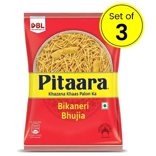 Pitaara Bikaneri Bhujia 3X75 g (Pack Of 3)
