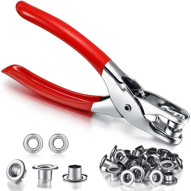 Grommet Setting Tool All Fabrics Men And Women Clothes Shoes, Belts, Bags, Crafts 100 Eyelets Grommets, A-133