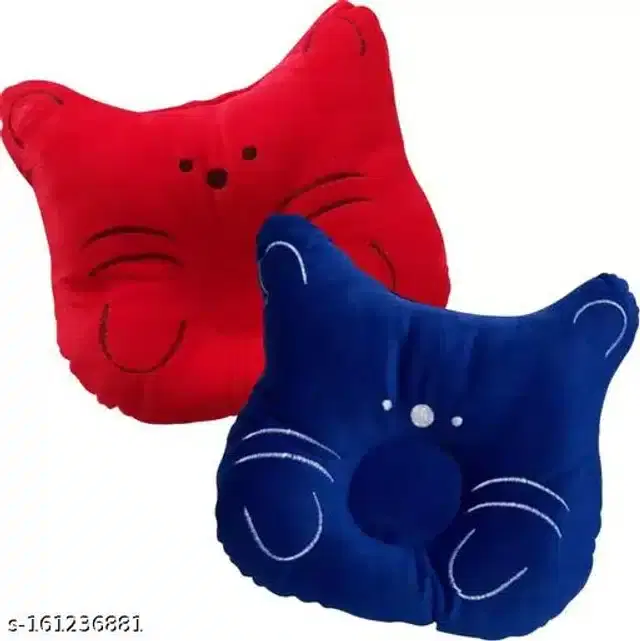 Pillow for Baby, Red & Blue, Pack of 2