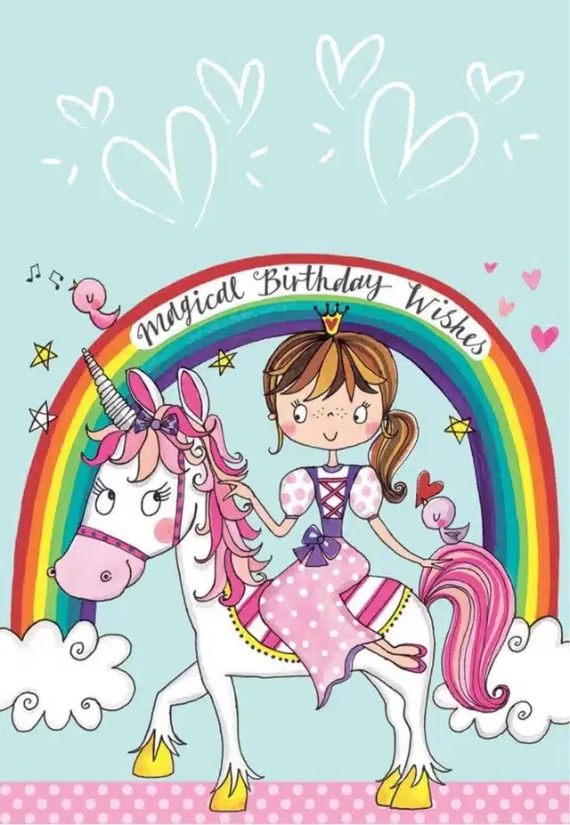 Birthday Greeting Card, Multicolor