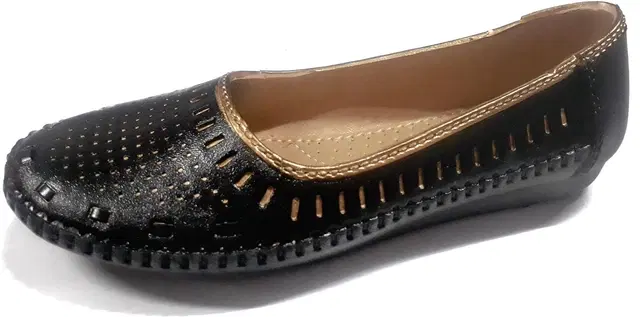Bata Bellies for Women (Black, 7 UK/India)