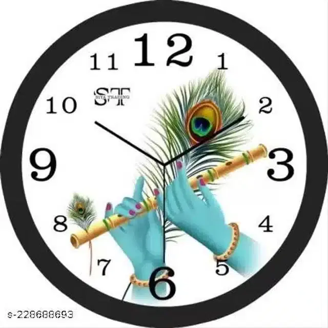 Designer Analog Wall Clock, Multicolor