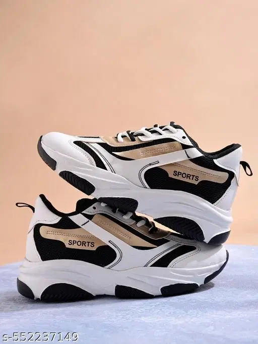 Shoetopia Colorblocked Mesh Sneakers for Girls (Multicolor, 14-15 Years)