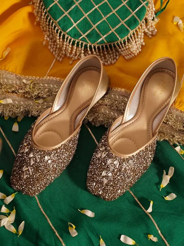 JM Looks Stylish Heels for Women (Green, 8)