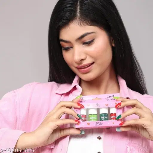 Banetion Matte Nail Polish, Multicolor, Pack of 4