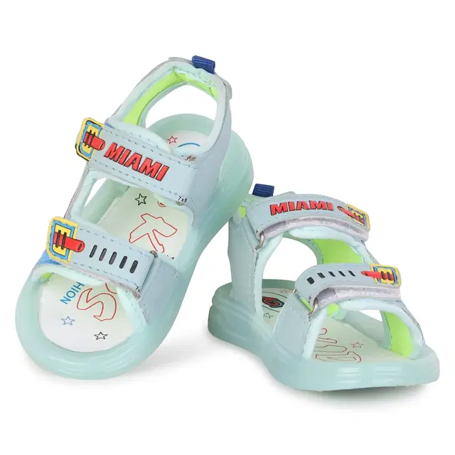 Sandals for Boys (Green, 7C)