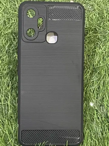 Silicone Mobile Back Cover for Infinix X6823C / Smart 6+ Plus (Black)
