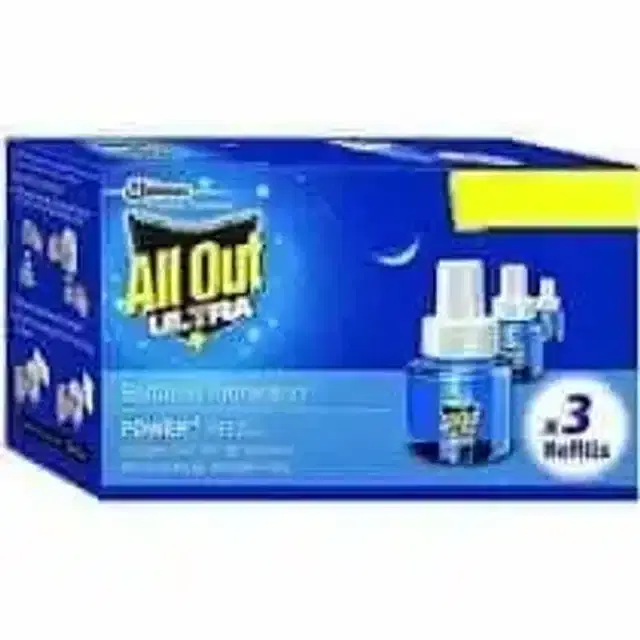 All Out Ultra Mosquito Vaporiser Refill (3 X 45 ml)