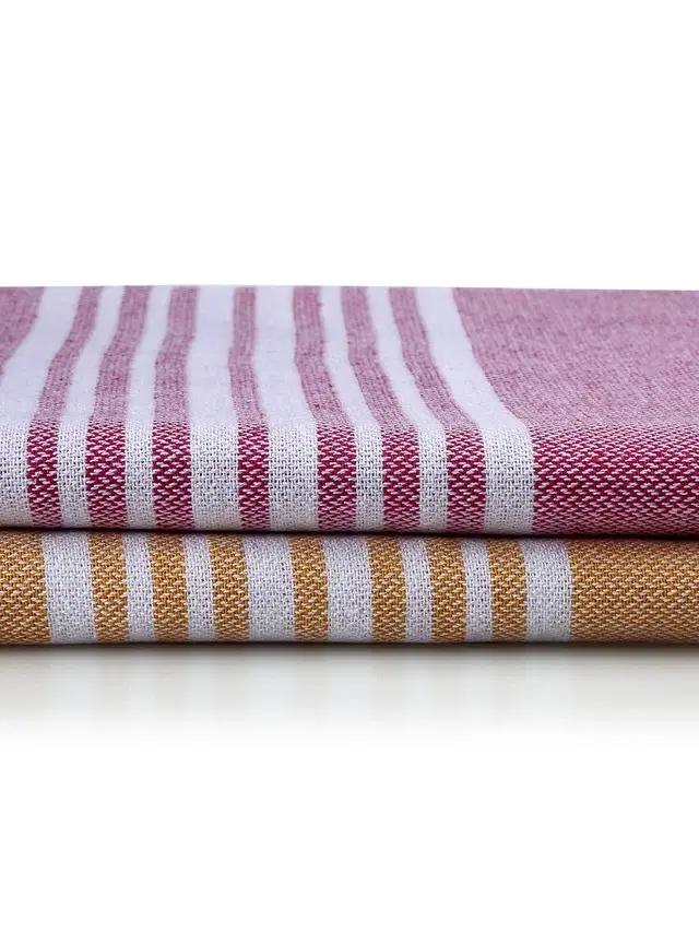 Cotton High Absorbent Bath Towels, Multicolor, Pack of 2