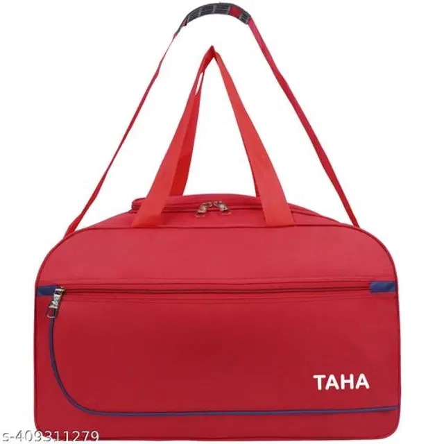 Polyester Duffel Bags, Red