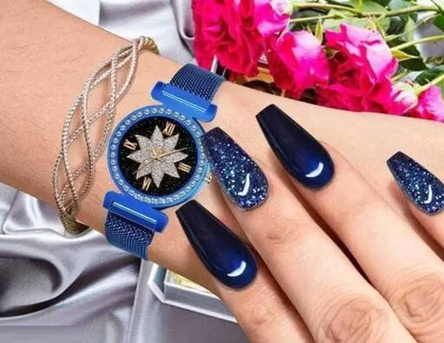 Analog Watch For Womens (Blue) (WS-246)