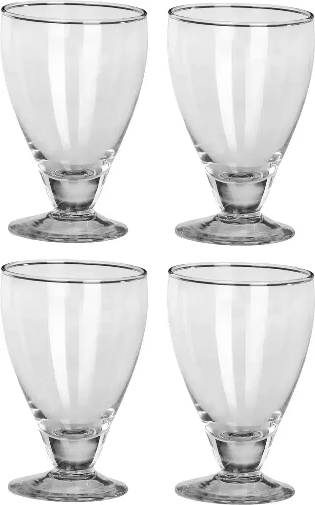 Liquor cum Cocktail Glasses, Transparent, 250 ml, Pack of 4