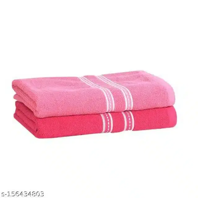 Cotton Bathing Towel, Multicolor, Pack of 2