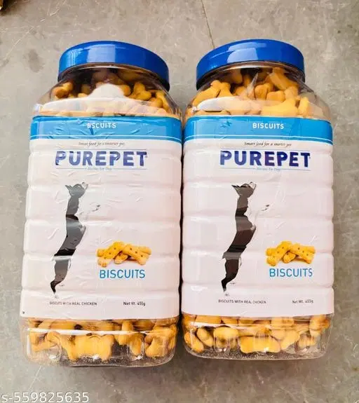 Purepet Dog Biscuit Milk Flavor 455gm (pack of 2) __Healthy & Nutritional Food.