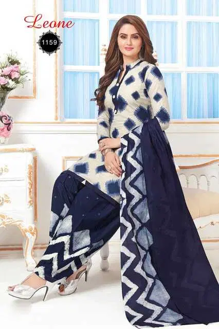 Sharda Alluring Leon Crepe Women Printed Unstitched Casual Dress Material Suit (Multicolor) (SC-29)