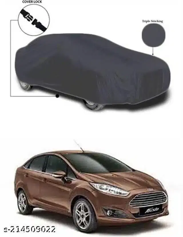 Taffeta Waterproof Car Cover for Ford Fiesta, Grey
