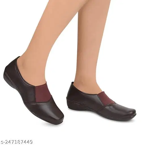 Juttis for Women (Black & Maroon, 3)