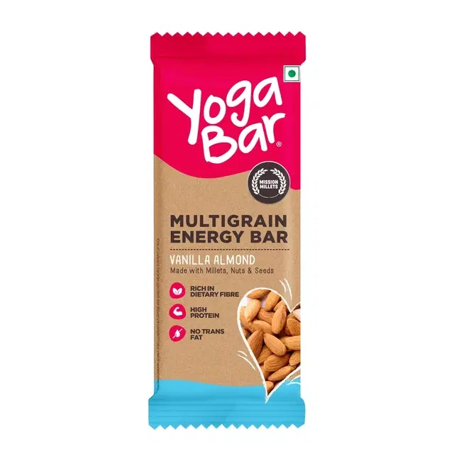 Yogabar Vanilla Almond Energy Bar 35 g
