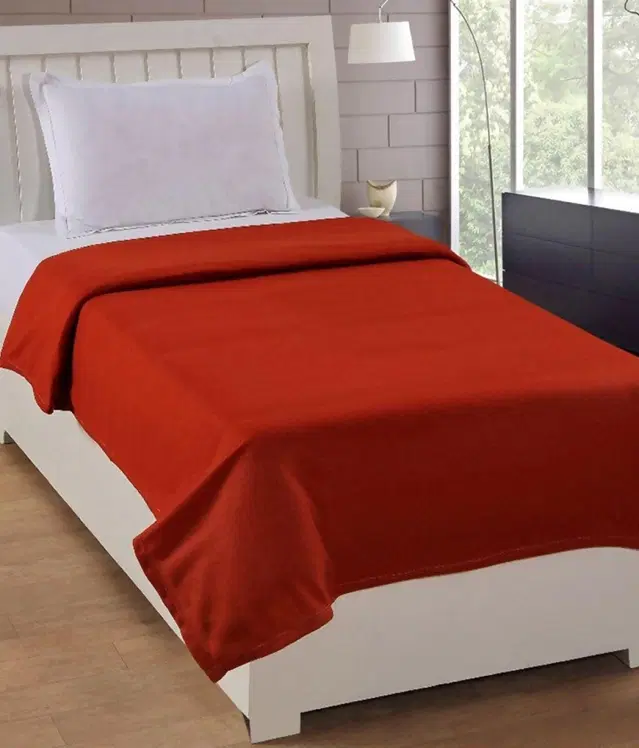 Fleece Blanket, Red, 60x90 Inches
