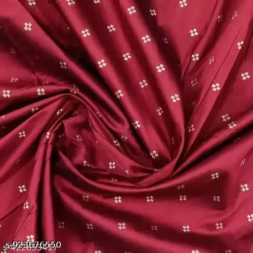Kamal Jacquard Kurti Fabric for Women, Pack of 2 (Red, Un Stitched)