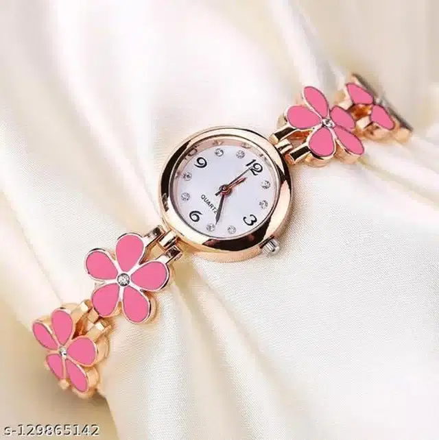 Analog Watch for Women (Pink)