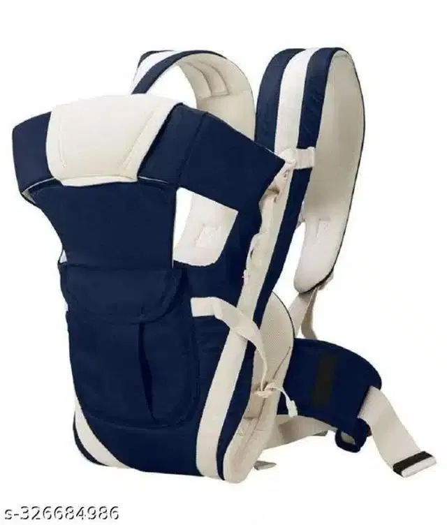 Cotton Baby Hanging Cradle Bag, Navy Blue