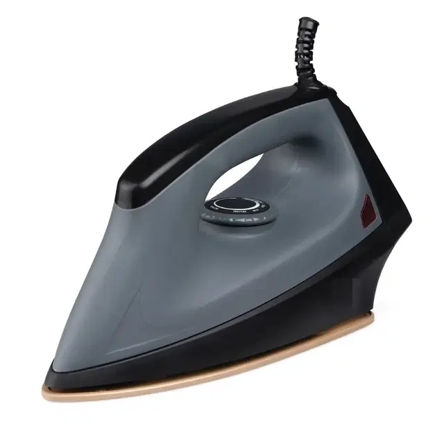 Maxotech Curve 1000 Watts  ISI Marked Dry Iron-Black,Grey, Pack of 1