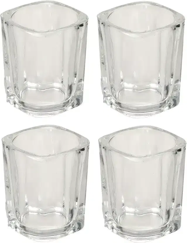 Liquor cum Cocktail Glasses, Transparent, 50 ml, Pack of 4