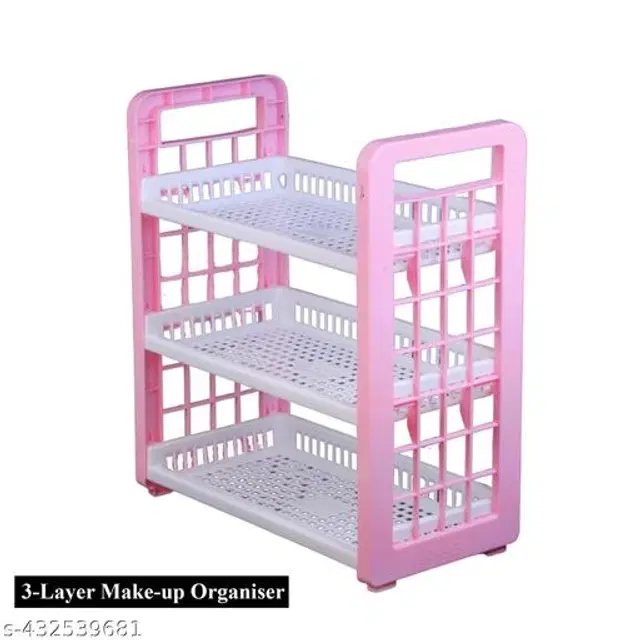 Plastic Multipurpose Storage Rack, Multicolor