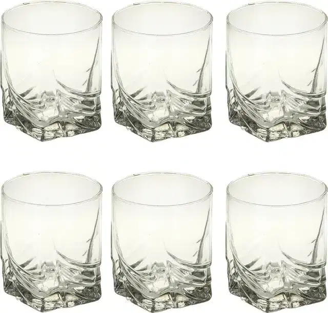 Liquor cum Cocktail Glasses, Transparent, 250 ml, Pack of 6
