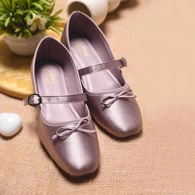 JM Looks Stylish Heels for Women (Peach, 8)