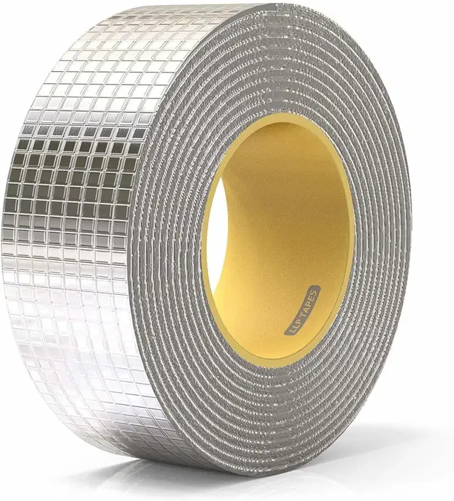 Aluminium Single Sided Self Adhesive Tape, Silver, 5 m