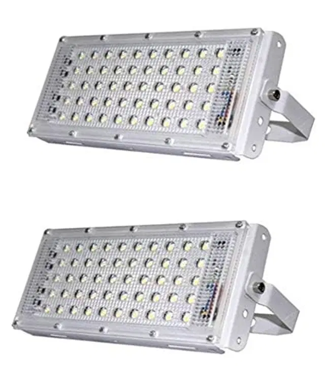 Brick LED Flood Light, 50 W, Pack Of 2